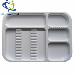 Instrumen Gigi Plastik Medis Penuh Baki Terpisah Tempat Nampan 135 Derajat Tahan Otomatis - Product Image 3