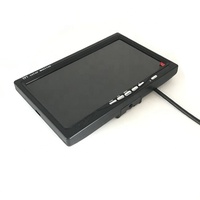 Monitor tampilan belakang mobil, 1024X600 layar TFT lcd warna 7 inci dengan braket Input Video 2AV untuk truk bus