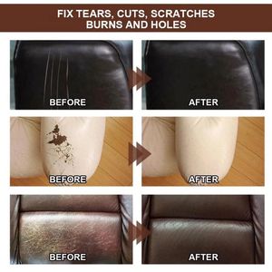Гель для ремонта кожи автомобильного сиденья, дополнительная восстанавливающая крем-паста, усовершенствованный очиститель кожи, набор для ремонта кожаных сидений автомобиля - Product Image 4