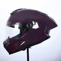 TOOP Haute Qualité ECE 2206 Intégral Double Visière Casque De Moto Hommes Racing Casco De Moteur DOT Certification Marque Personnalisée