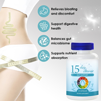Aegelwell OEM Marque Blanche Gélules Détox 15 Jours pour Soutien Intestinal et Colique Nettoyage Intestinal Avancé pour Femmes et Hommes