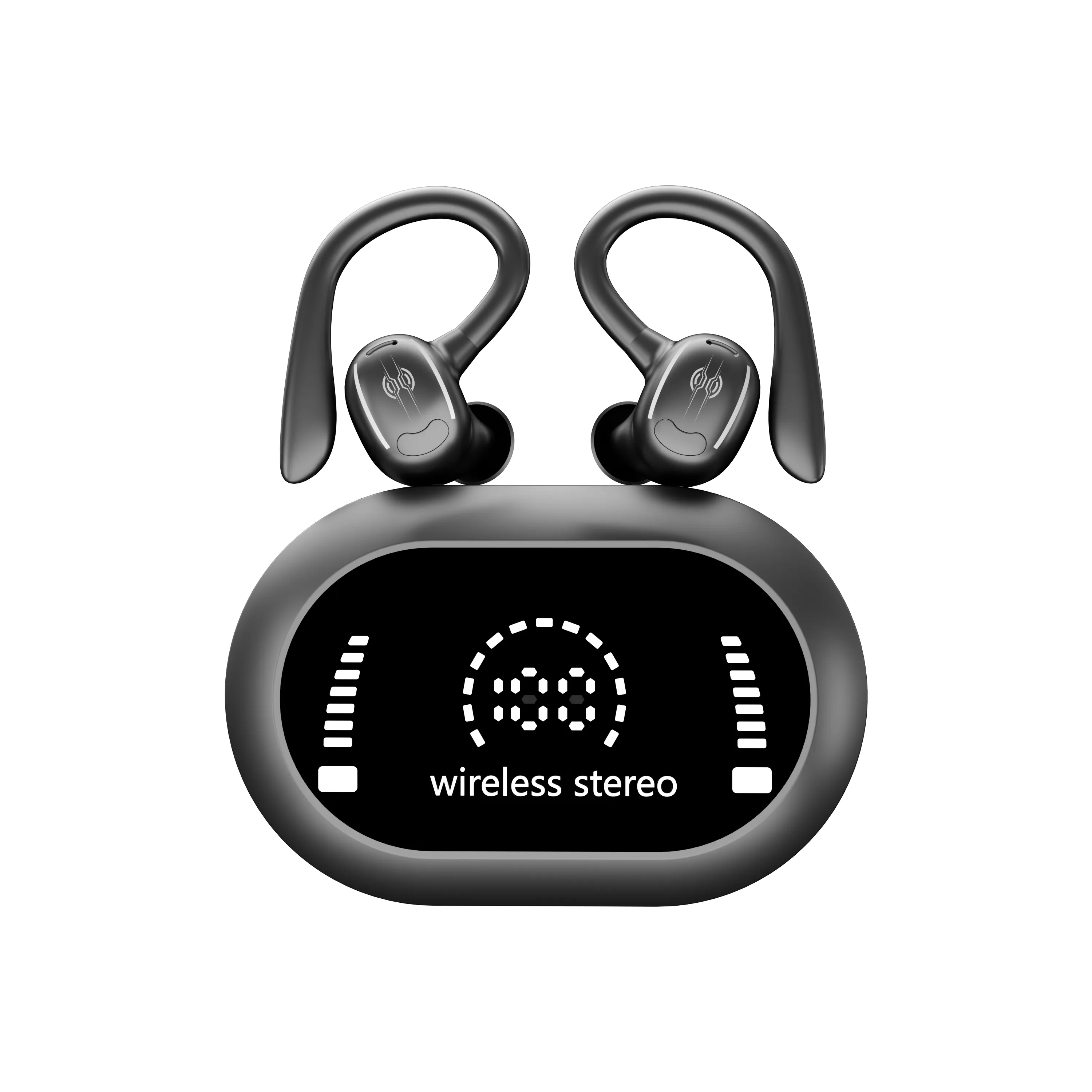 YYK-635 Sport Bluetooth 5.2 Headphones Wireless Earbuds Noise Cancelling Earphones Earhooks Headset 10H HiFi Music Time