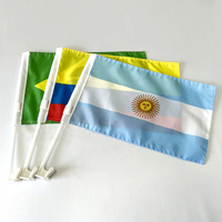 Fenêtre de drapeau de voiture personnalisée en usine, Canada, pays-bas, allemagne, qatar, Sri Lanka, russie