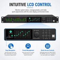 Système audio numérique professionnel LD336, équipement audio, processeur audio DSP Crossover, processeur de haut-parleurs professionnel