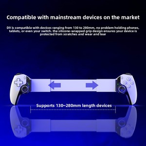 D9 Stretchable Mobile Game Controller With Hall Joystick and Supports Switch/<b>PC</b>/Tablet D9 D9 Stretchable <b>Wireless</b> Controller D9 - Product Image 4