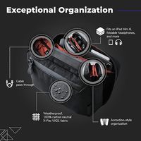 BSCI 2024 meilleure vente unisexe étanche poitrine sac léger x-pac VX21 tissu transforme taille sac hommes résistant aux intempéries sac à bandoulière