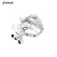Portable LED Headlight Dental Surgical Loupes / Medical Loupes Dental Magnifying Glasses 3.5X Magnification Magnifier