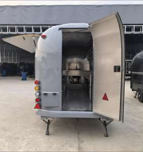 Remorque <span class=keywords><strong>de</strong></span> restauration multifonctionnelle avec machine à expresso, friteuse et évier, remorque <span class=keywords><strong>de</strong></span> concession alimentaire 3-en-1 pour événements - Product Image 1