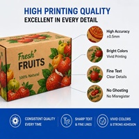 Máquina Impresora Flexográfica Automática de 4 Colores con Troqueladora Rotativa para Cajas de Cartón Corrugado