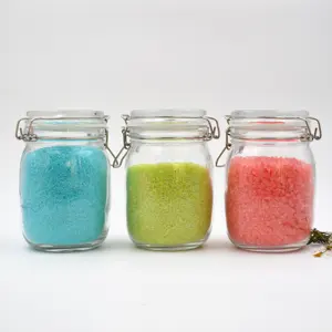Badzout Jar, glazen Pot voor Badzout, Badzout Container