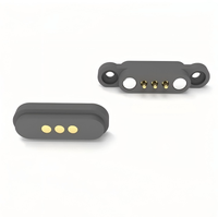 Connecteur magnétique étanche 3P, pas de 2,3 mm, broches à ressort, prises de charge mâle et femelle pour appareils connectés intelligents