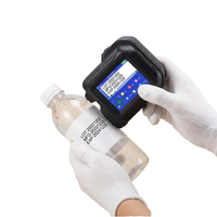 Imprimante jet d'encre portable WAISU 12,7 mm, machine de codage manuelle pour l'impression de date, logo, numéro et texte sur bouteilles et sacs en plastique