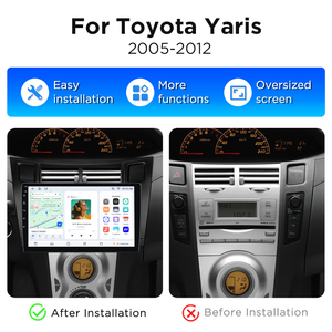 Radio para Auto Junsun con Android Carplay para Toyota Yaris XP90 2005-2012, Ventilador de Enfriamiento Integrado, GPS, Navegación, Reproductor Multimedia - Product Image 2