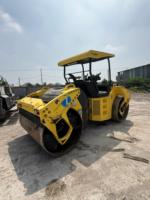 Rouleau compresseur à double tambour BOMAG BW203 d'occasion de qualité supérieure, modèle 2018, avec système hydraulique complet, 13 tonnes, pour la construction routière