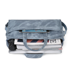 Waterproof Shockproof Breathable Business Laptop Sleeve with Zipper Closure Large Capacity Portable <b>Computer</b> <b>Bag</b> - Product Image 5