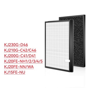 มีเดีย รีพลีซเมนท์ HEPA+ คาร์บอนกัมมันต์ ตัวกรองที่เป็นมิตรกับสิ่งแวดล้อมสำหรับเครื่องฟอกอากาศมีเดีย KJ20FE-NH1/2/3/4/5/<span class=keywords><strong>NN</strong></span>/WA ตัวกรอง KJ15F-NU - Product Image 3