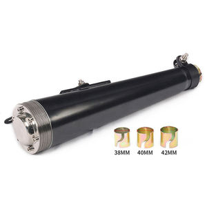 <span class=keywords><strong>Silencieux</strong></span> d'échappement classique, en Chrome et noir, personnalisé, divers, pour moto, Vintage, <span class=keywords><strong>Cafe</strong></span> <span class=keywords><strong>Racer</strong></span>, livraison gratuite - Product Image 5