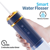 Certifications CE, RoHS, FCC, 3 modes, utilisation en voyage, soin des gencives, élimination de la plaque dentaire, étanche IPX7, rechargeable, irrigateur buccal portable