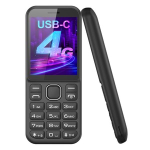 Điện thoại bàn phím Kaios 4G mới nhất, màn hình 2.4 inch màu xanh, camera 2MP, màn hình TFT 2.4 inch, điện thoại dành cho người cao tuổi, hệ điều hành KAI OS, dễ sử dụng, có chức năng WIFI. - Product Image 1