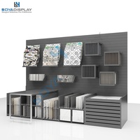 Anran — support de rangement en céramique, carreaux, pierres, granit, sol en bois, stratifié, exquis, étagère métallique, combinaison de tiroirs, présentoir