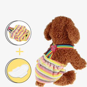 Bragas para perros a rayas, pantalones menstruales para mascotas, antivaho, fisiológicos - Product Image 2