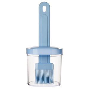 Brosse à badigeonner en silicone 2-en-1 pour barbecue de <span class=keywords><strong>cuisine</strong></span> avec petite bouteille d'huile intégrée pour la cuisson - Product Image 1