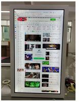 Afficheur numérique à écran tactile LCD transparent avec SDK 17-49 pouces pour une utilisation en intérieur dans les centres commerciaux, les ascenseurs, les magasins de détail, les aéroports