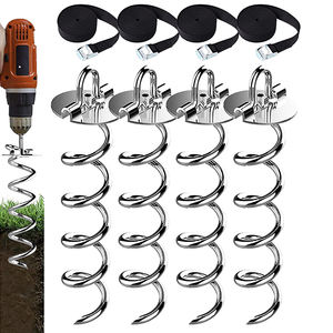 JH-Mech Fabrication de sol hélicoïdal Dcrew Pile Structure de montage <span class=keywords><strong>en</strong></span> acier <span class=keywords><strong>Fondation</strong></span> Ancre au sol solaire - Product Image 2