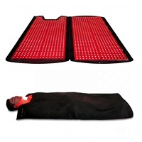 Tapis de yoga infrarouge immersif 360° XL double taille 2700 LED pour la récupération corporelle complète et le bien-être, avec thérapie par lumière rouge