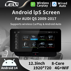 Radio Android compatible avec Audi Q5 2009-2017 avec CarPlay, processeur octa-core, grand écran de 12,3 pouces, garantie d'un an, support de tableau de bord AD-Q5L - Product Image 5