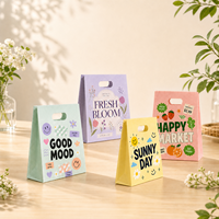 Maßgefertigte Luxus Kraftpapier Geschenktüten mit Logodruck, Große Kapazität Hochwertige Handtaschen für Souvenirs
