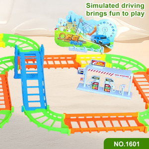 Pista de Tren Eléctrico OEM Personalizable Unisex de 73 Piezas para Armar con Características de Juego Interesantes, Rompecabezas Educativo de Plástico para Niños - Product Image 6