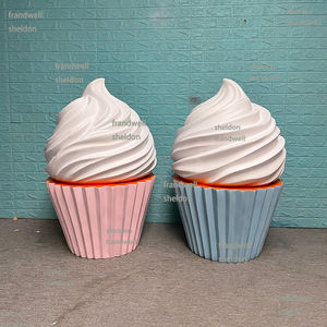 Support oem géant vert pastel <span class=keywords><strong>macaron</strong></span> prop/ornements <span class=keywords><strong>macaron</strong></span> durables en résine de 2 pieds/présentoir <span class=keywords><strong>macaron</strong></span> grandeur nature de 50cm - Product Image 5