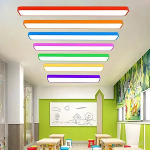 Colored LED Strip Lights Kindergarten Lighting Training Institutions Classrooms Dance Rooms Ceiling Lights Hanging Lights