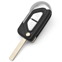 Coque de clé plip pour télécommande de voiture sans support de pile avec lame VA2T et boîtier de protection