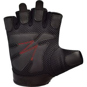 Guantes de Levantamiento de Pesas Unisex Personalizados de Media Palma, Transpirables, Ajustables y Ventilados, de Cuero Premium para Gimnasio y Ejercicio - Product Image 4
