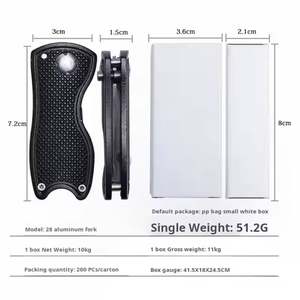 Herramienta de Reparación de Divots de Golf de Metal Personalizada de Fábrica, Herramienta Magnética para Divots de Golf con Marcador de Pelota - Product Image 4