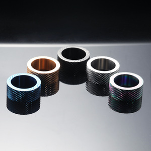 Fashion minimalist multi color polished diagonal stainless steel <b>ring</b> titanium steel band bulk supply <b>for</b> <b>men</b> daily jewelry - Product Image 1