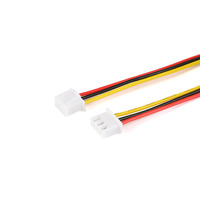 Konektor Kabel Kawat JST XH2.54 XH 2.50mm 2/3/4/5/6 Pin Pitch Male Female Plug Soket Jarum Lengkung 200MM Kawat 26AWG