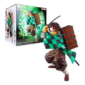 Demone Slayer Tanjiro Kamado personaggio giocattolo giocattolo Anime giapponese in scatola di alta qualità per la collezione e la decorazione - Product Image 3