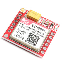 GSM GPRS Módulo de tarjeta Micro SIM Placa de núcleo Quad-band puerto serie TTL con antena PCB con nuevo chip SIM800L