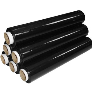Factory Customize Good Toughness Black Stretch Film Plastic Film For Wrapping