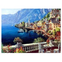 Peinture Diamant Ever Moment - Paysage Naturel Scénique - Perles Carrées en Résine - Kits d'Art Mural pour la Maison - Loisirs et Artisanat S2F2644