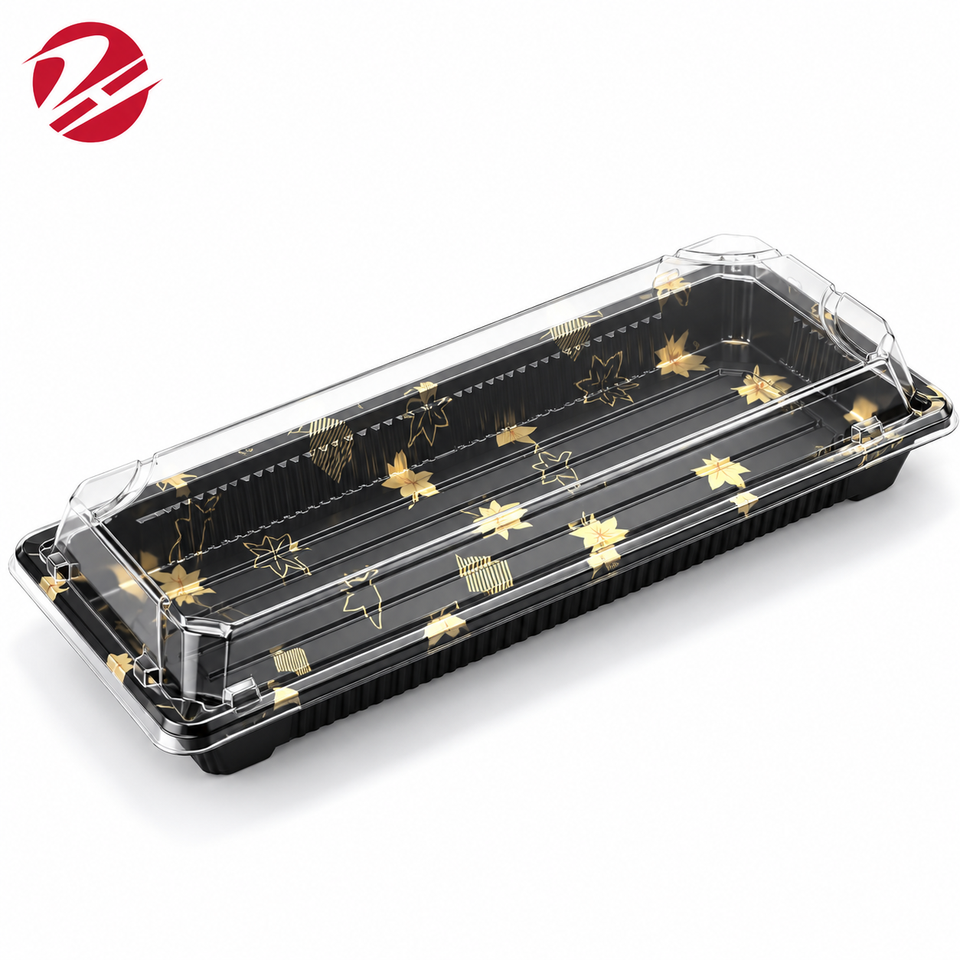 Customized PET Clear High Hinged Square Disposable Food Grade Blister ...