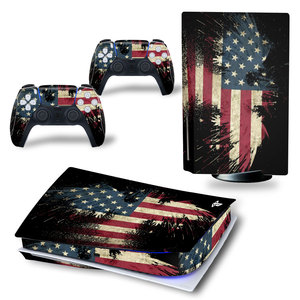 P5 juego personalizado vinilo calcomanía piel pegatinas cubierta para Sony PS5 <span class=keywords><strong>Playstation</strong></span> <span class=keywords><strong>5</strong></span> PS5 <span class=keywords><strong>Playstation</strong></span> consola controladores <span class=keywords><strong>Gamepad</strong></span> - Product Image 1