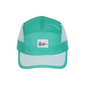 定制5面板帽子柔性帽檐透气快干聚酯马拉松跑帽轻质激光切割网眼跑帽 - Product Image 6