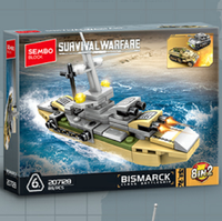 Juegos de bloques de construcción de plástico personalizables, gránulos pequeños/grandes, juguetes de construcción a escala 1:72 para niños, supervivencia, temática de guerra
