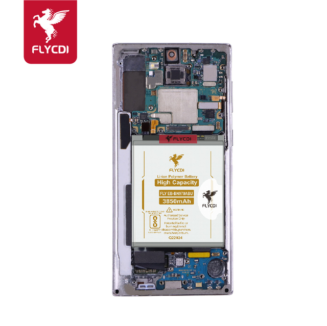 FLYCDI for NOTE 10 Smartphone Replacement Battery N970 N970F EB-BN970ABU 3850mAh High Capacity Rechargeable 12-Month Stock