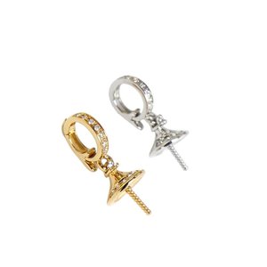 Support de pendentif élégant en or 18 carats poli miroir, style sucette, universel, pour fixation rapide, à monter soi-même, compatible avec toutes sortes de perles - Product Image 2