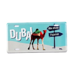 OEM fábrica personalidad decorativa Bahamas matrícula diseño retro bicicleta metal pdlc matrícula - Product Image 4